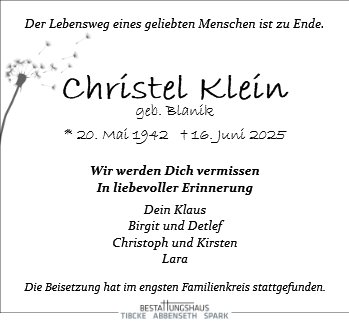 Christel Klein