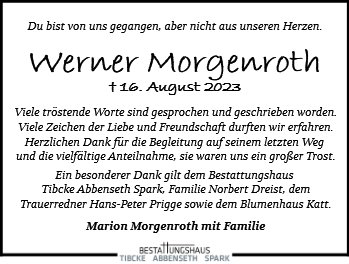 Werner Morgenroth