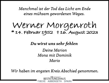 Werner Morgenroth