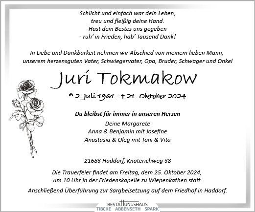 Juri Tokmakow