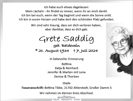 Grete Saddig