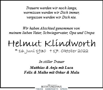 Helmut Klindworth