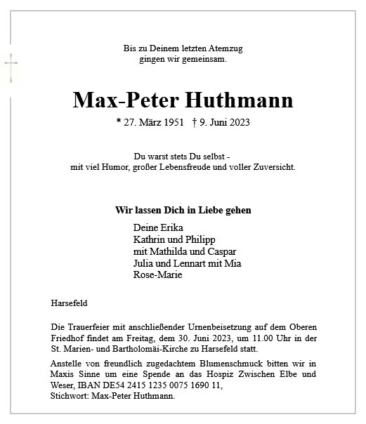 Max-Peter Huthmann