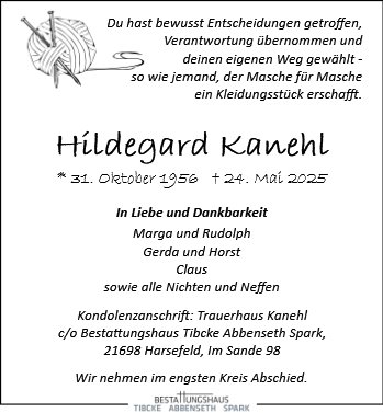 Hildegard Kanehl