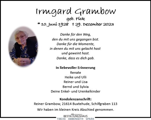 Irmgard Grambow