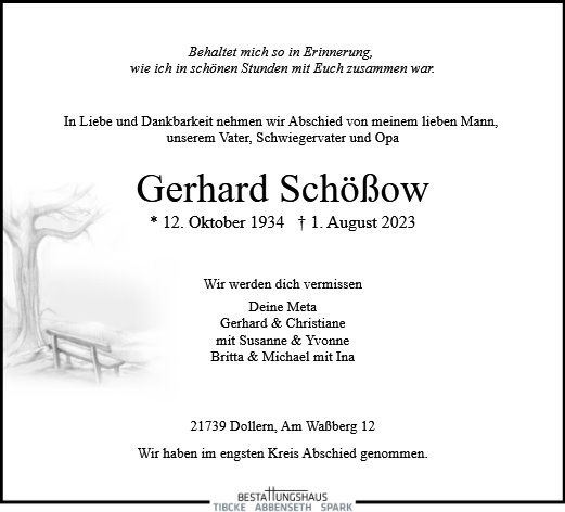 Gerhard Schößow