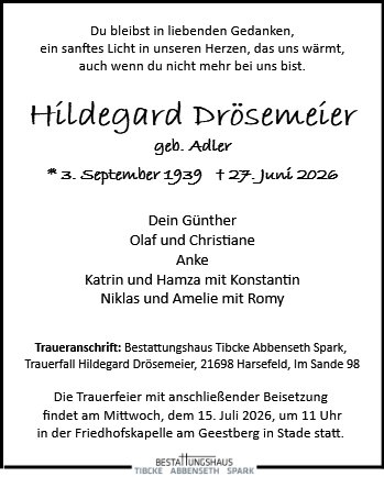 Hildegard Drösemeier