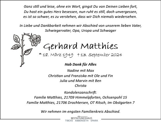 Gerhard Matthies