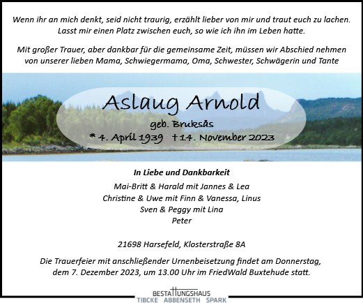 Aslaug Arnold