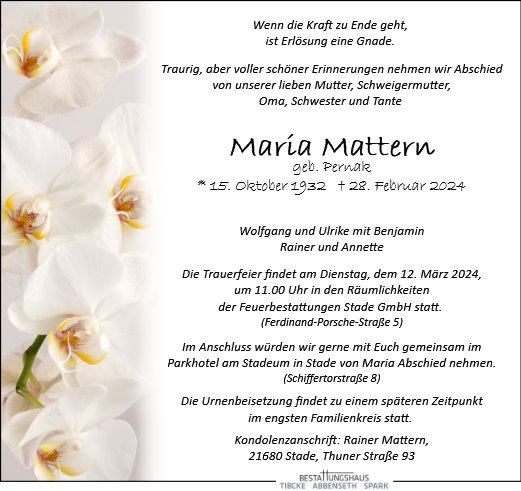 Maria Mattern