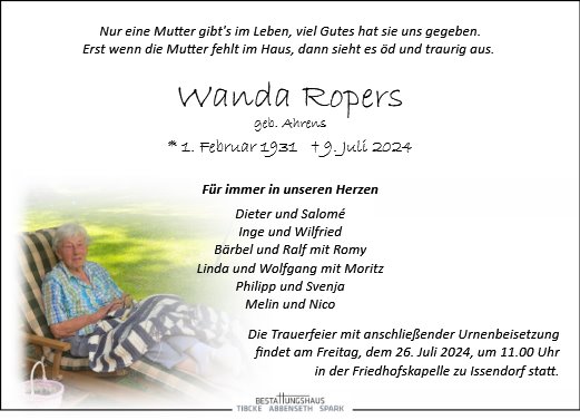 Wanda Ropers