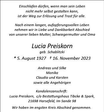 Lucia Preiskorn