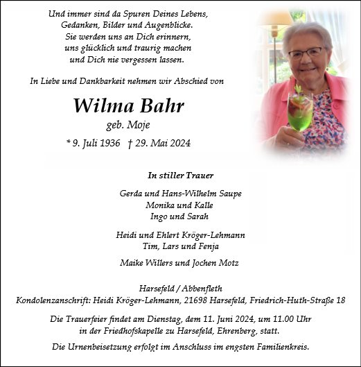 Wilma Bahr