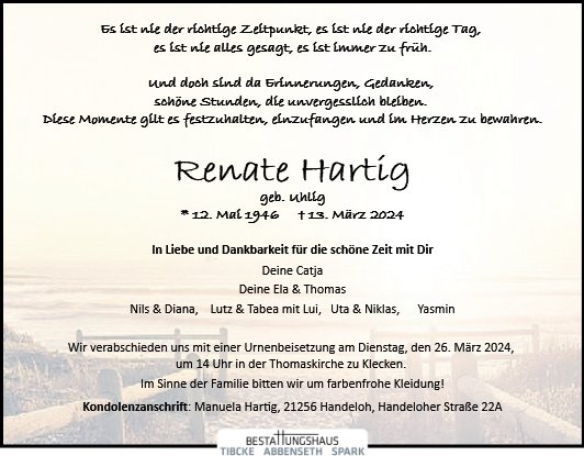 Renate Hartig