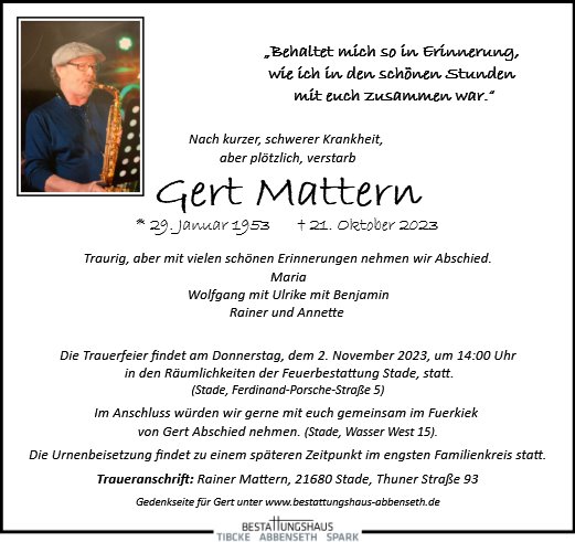 Gert Mattern