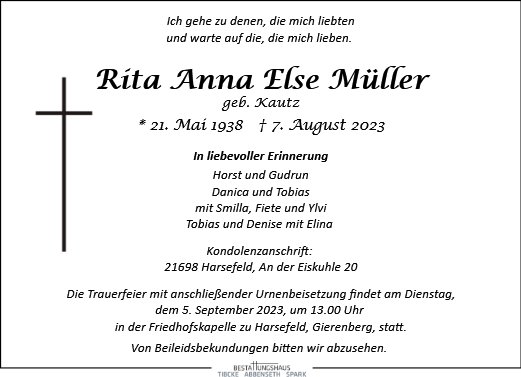 Rita Anna Else Müller