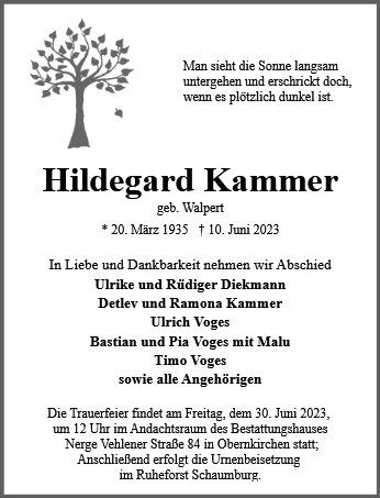 Hildegard Kammer