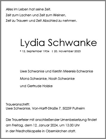 Lydia Schwanke