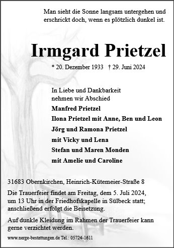 Irmgard Prietzel