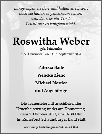 Roswitha Weber