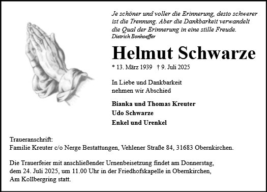 Helmut Schwarze