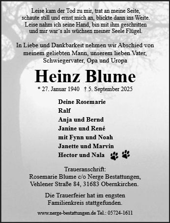 Heinz Blume