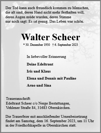 Walter Scheer