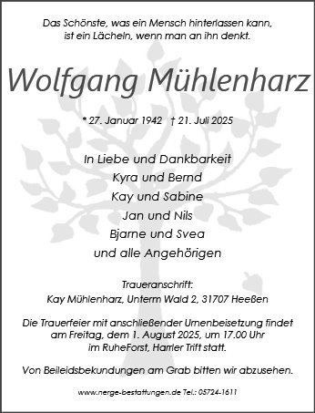 Wolfgang Mühlenharz