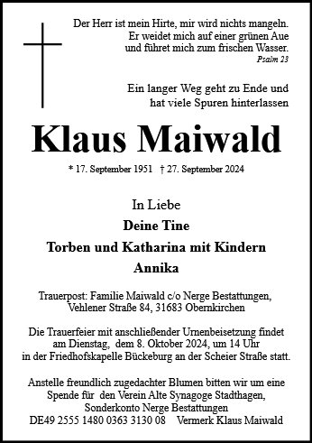 Klaus Maiwald