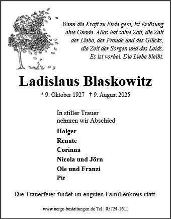 Ladislaus Blaskowitz