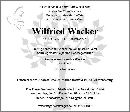Wilfried Wacker