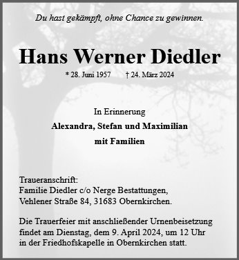 Hans Werner Diedler