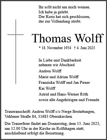 Thomas Wolff