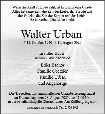 Walter Urban 