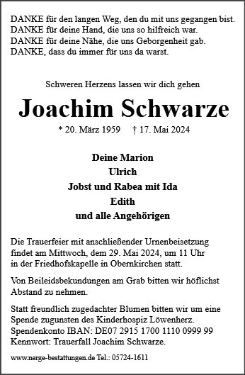 Joachim Schwarze