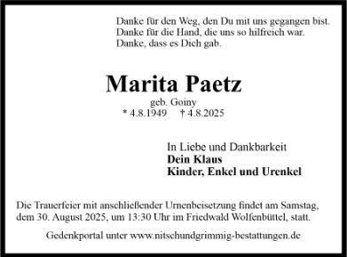 Marita Paetz