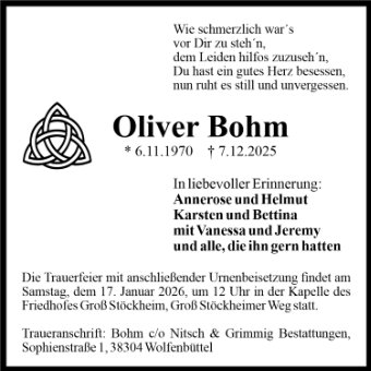 Oliver Bohm