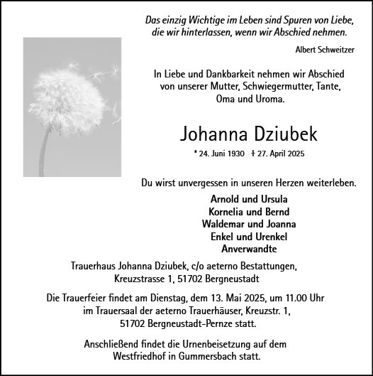 Johanna Dziubek