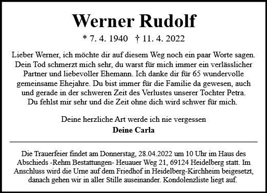 Werner Rudolf