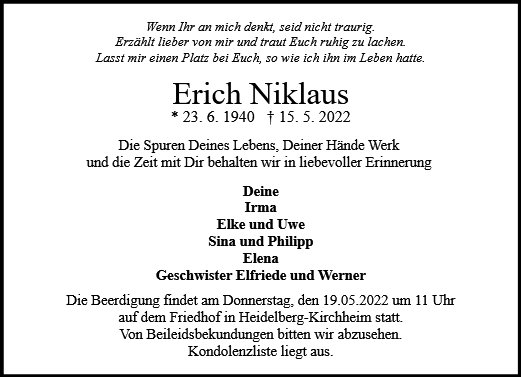 Erich Niklaus