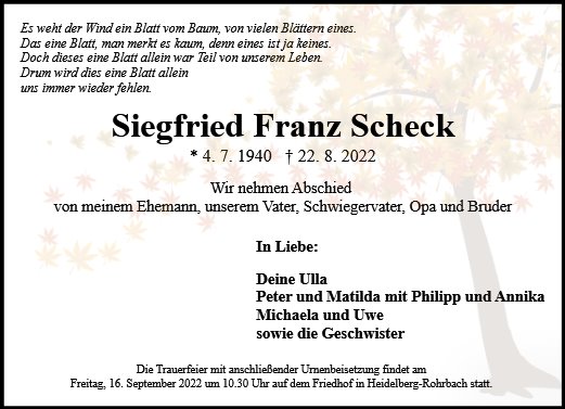 Siegfried Scheck