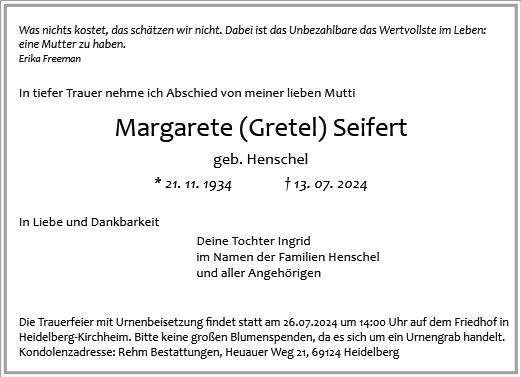 Margarete Seifert