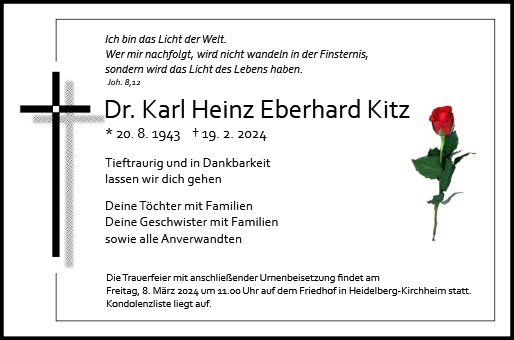 Karl Heinz Eberhard Kitz
