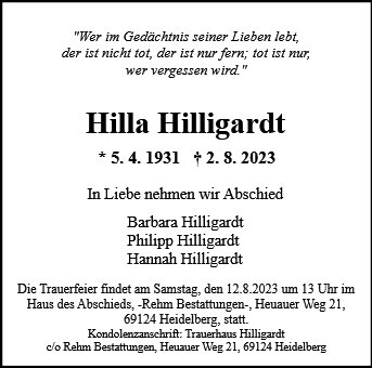 Hildegard Hilligardt
