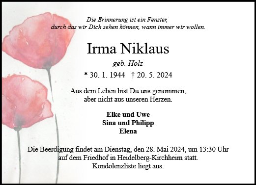 Irma Niklaus