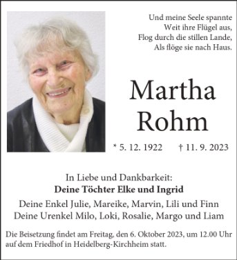 Martha Rohm