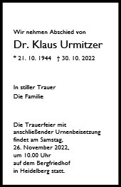 Klaus Urmitzer