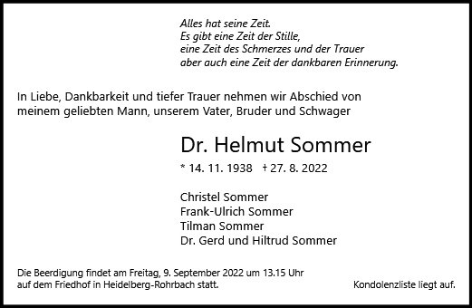 Helmut Sommer 