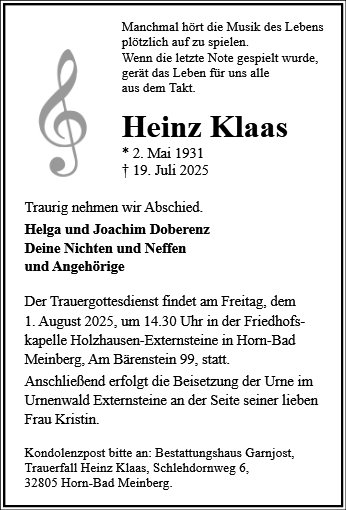 Heinz Klaas