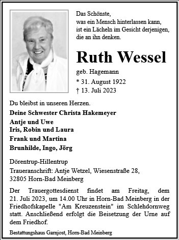 Ruth Wessel
